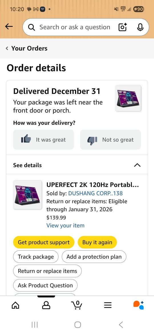 Uperfect2k 120hz Monitor