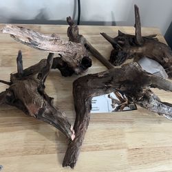 5 pcs Aquarium Pacific Wood