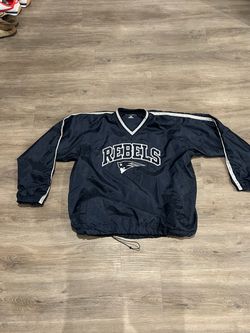 Navy blue wind breaker jersey
