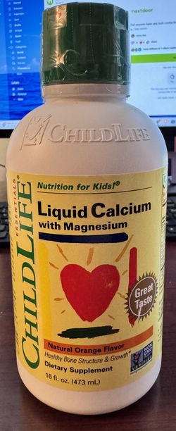 ChildLife Essentials Liquid Calcium Supplement for Kids