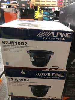 Alpine 10” sub