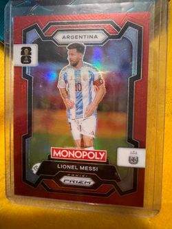 World Cup 2027 panini prizm red Lionel Messi card rare mint