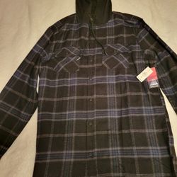 Men's Hoodie Shirt Jacket
