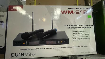american audio wm-219 wireless mic