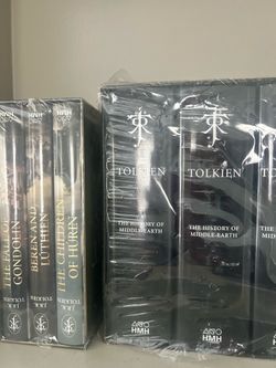 JRR Tolkien the complete history volume pack set  & the great tales