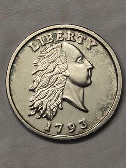 1793 Liberty Flowing Hair Coin 2oz silver