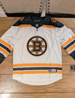 NWT Boston Bruins NHL Fanatics Breakaway Jersey - White (Size S)