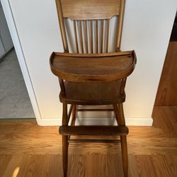 Antique Oak High Chair