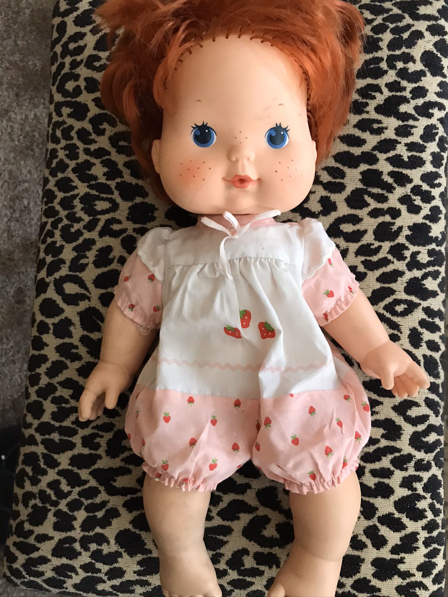 Vintage strawberry shortcake baby doll from 1980