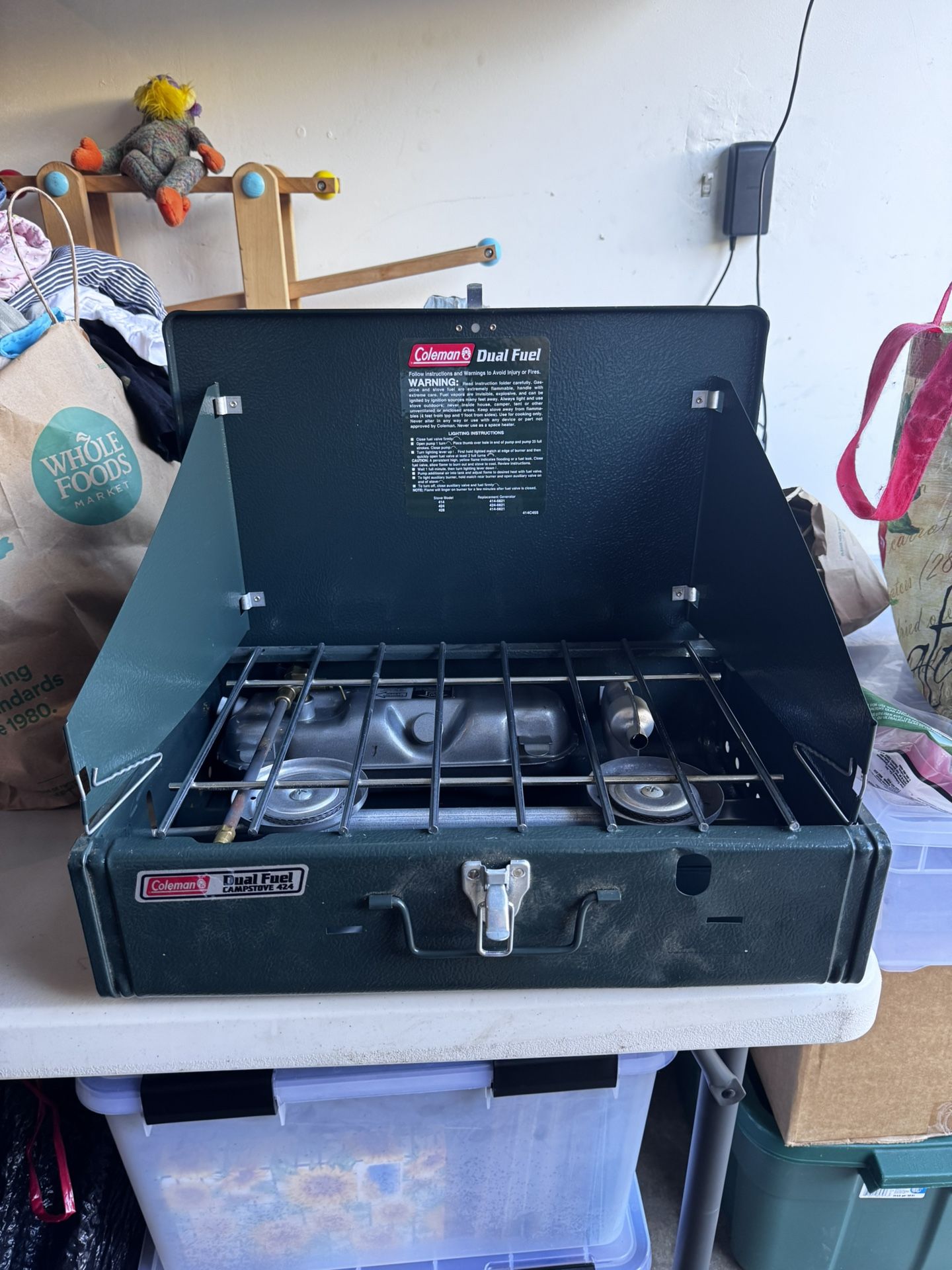 Coleman 424 Coleman Multi Fuel Camp Stove コールマン ツーバーナー