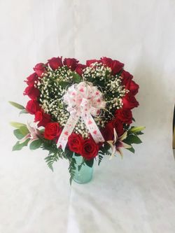 Heart Shaped Bouquet! Call now to order!! {contact info removed}
