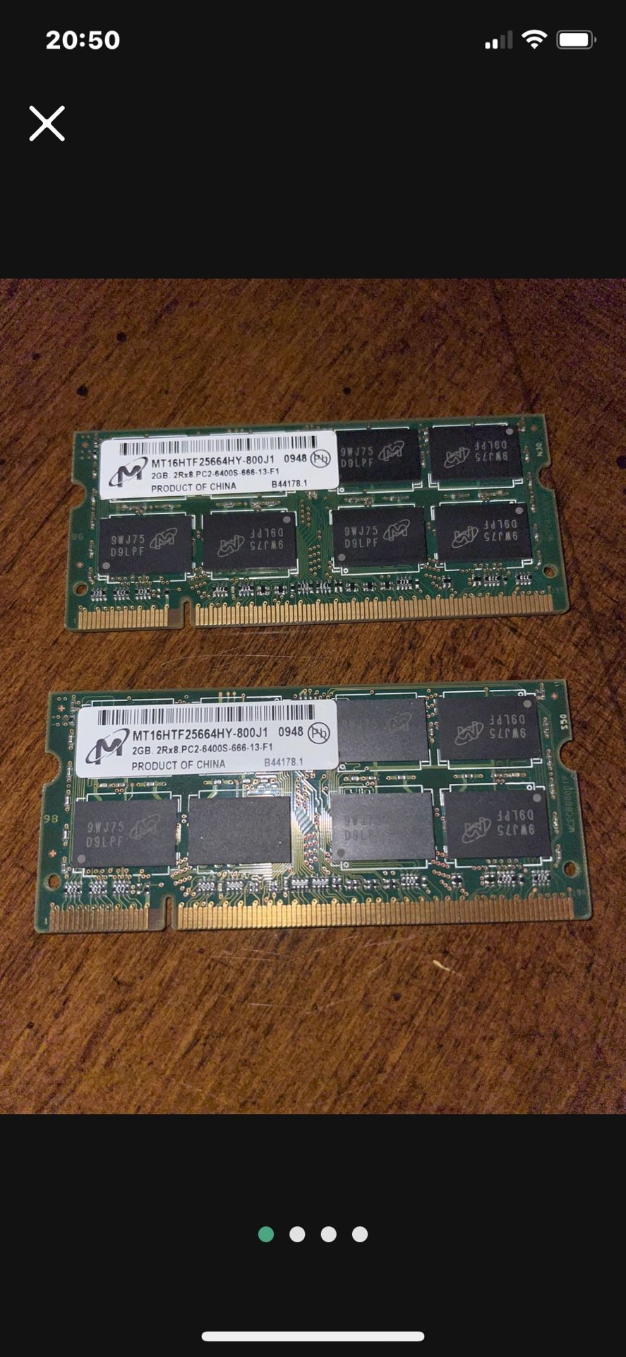 Laptop RAM Memory Upgrade 