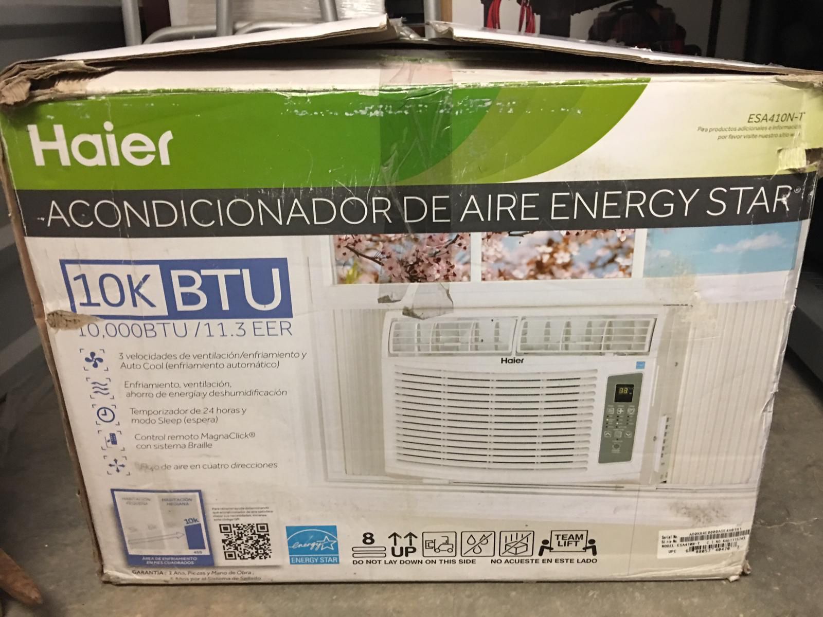HAIER Air conditioner 10,000 BTU