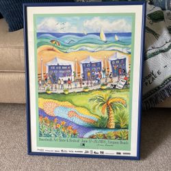 Boardwalk Art Festival Poster 2004 signed