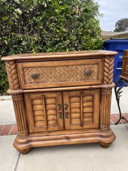 Wood Nightstand