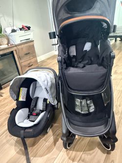 Evenflo-Shyft Intuiti Travel System featuring LiteMax NXT Infant Car Seat - Storm Gray