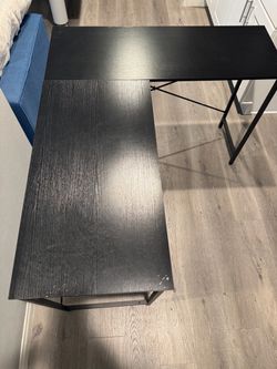 Black Corner Desk
