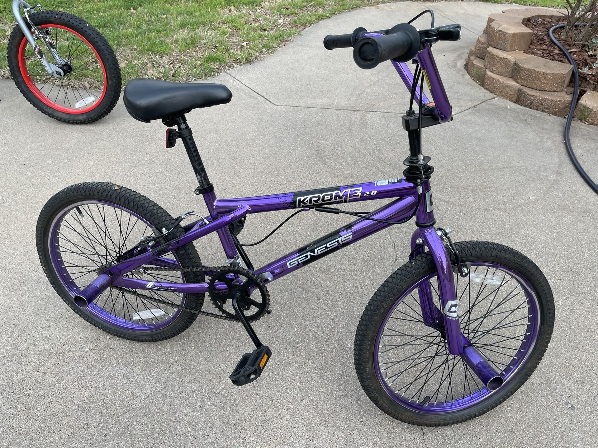 Bike 20” Purple Genesis Krome 2.0 BMX FREESTYLE
