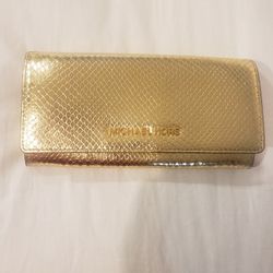 Original Michael kors gold wallet