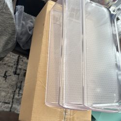 Refrigerator door drawers