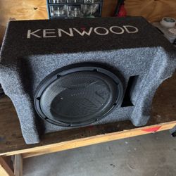 kenwood excelon p‑xw1241s 12” ported subwoofer enclosure