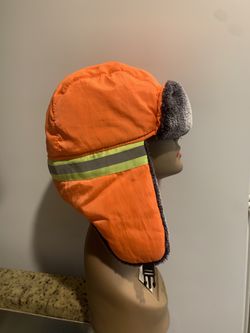 Hi-Vis safety trapper hat