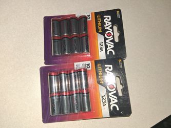 Rayovac Lithium 123A