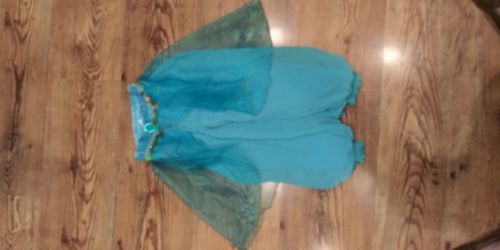 Disney “Jasmin” teal costume pants Size 7/8 girls.