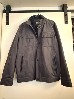 Michael Kors Men's Large Water-Resistant Military Field Jacket