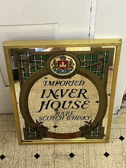 Inver House Rare Scotch Whiskey Bar Mirror