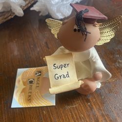 Angel Cheeks . Super Grad Angel Ornament