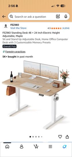 Standing desk