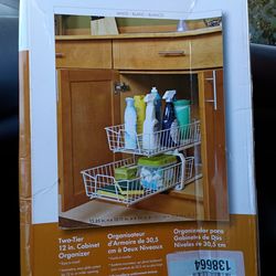 White Closet Maid Cabinet Organizer.