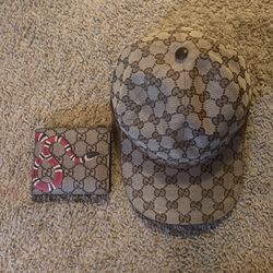 Gucci Hat And Gucci Wallet 