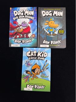 Dog Man Books LIKE NEW