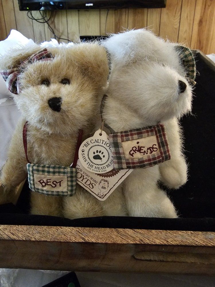 BOYDS BEARS BESTEST AND BUDDY TRUE FRIENDS