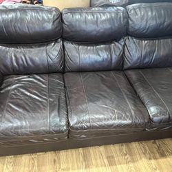 Leather Couch 