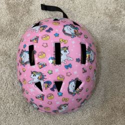 Kids Pink Unicorn Helmet 