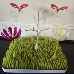 Boon Lawn Drying Rack And Accessories Bundle - New 