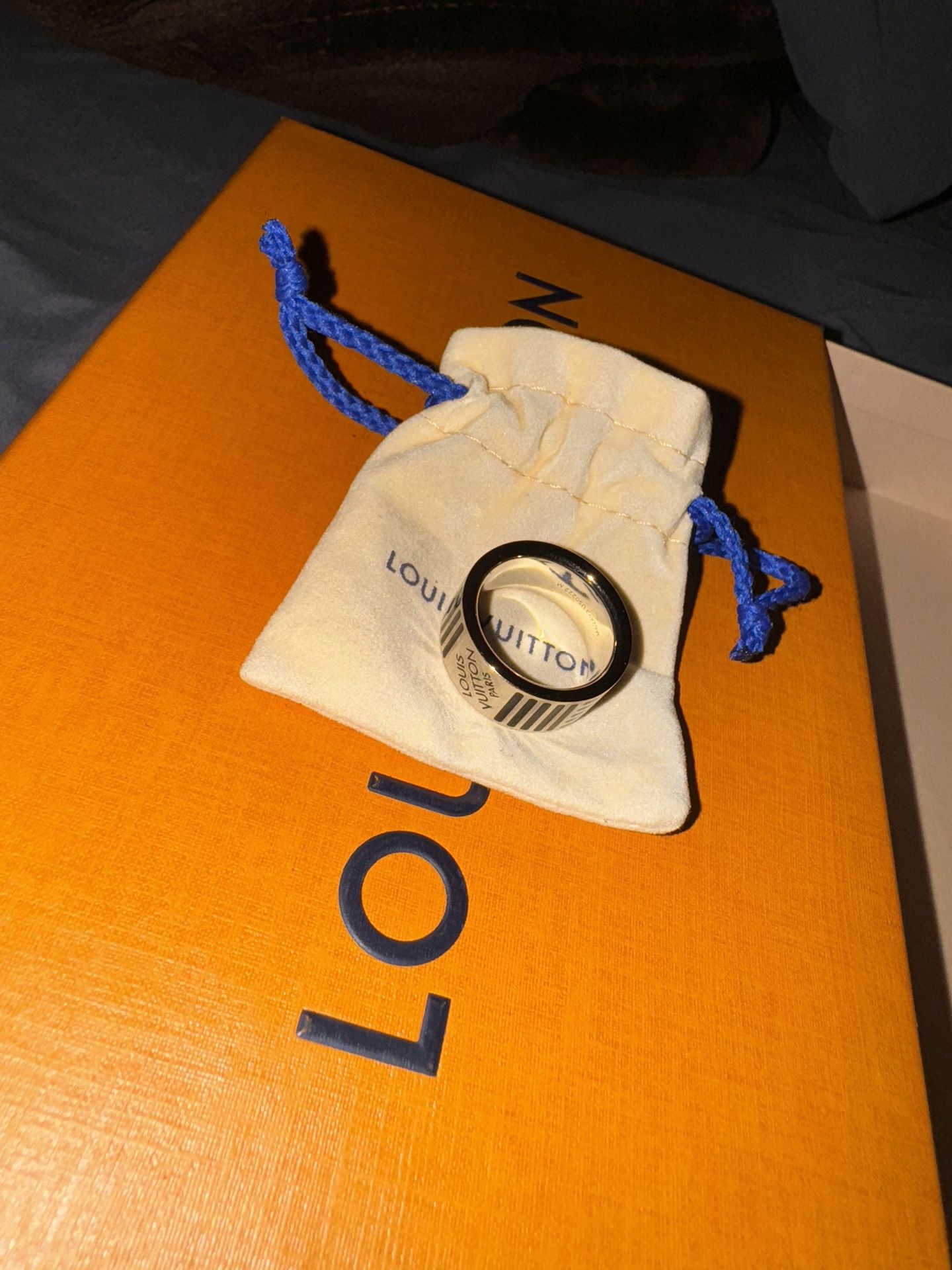 Louis Vuitton Damier Black Ring 