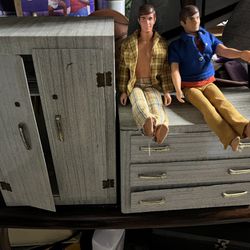 1960s Barbie Ken Plus Tin Closet / Dresser By Wolverine 