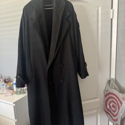 Zeidler Men's 90s Trench Coat Large