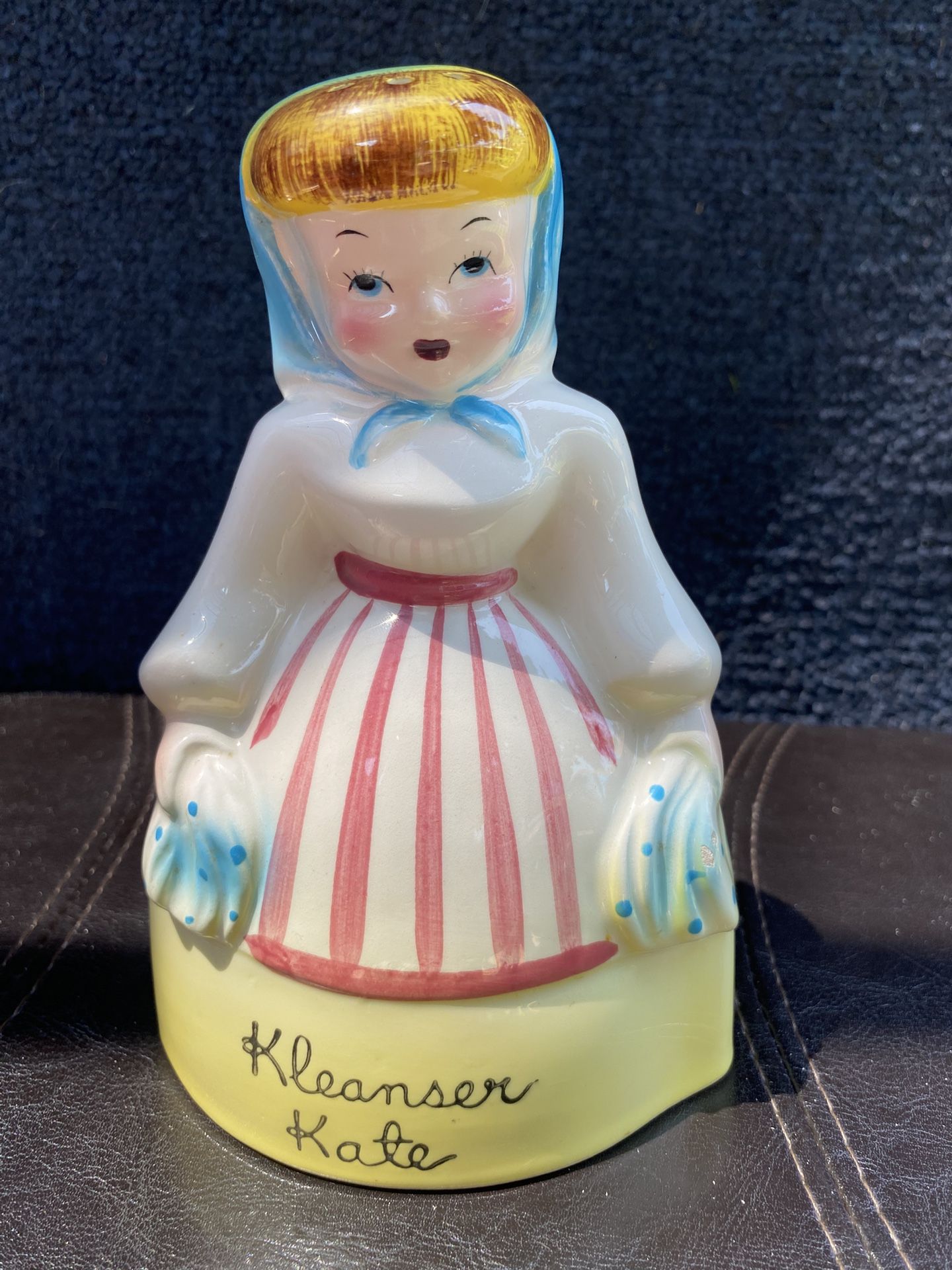 Vintage 1950’s Napco Kleanser Kate Powdered Cleanser Shaker