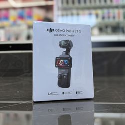 DJI Pocket 3 Creator Combo ((Take It Home In Payments/ llévatelo a casa en pagos) 