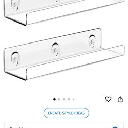Floating Acrylic Shelf