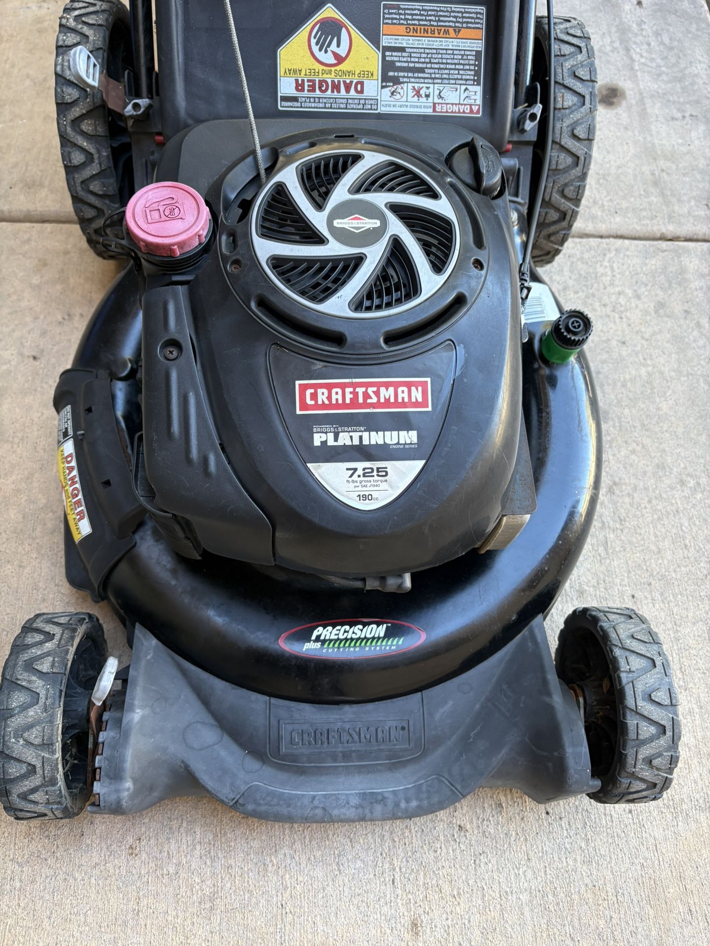 Craftsman 7.25 21” Gas Lawn Mower 190cc