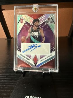 2022-23 Panini Chronicles  #PRA-SHS Shaedon Sharpe Phoenix Rookie Auto Purple /49