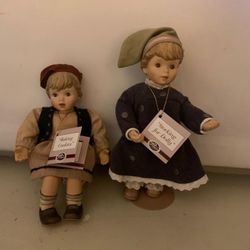 Ashton Drake Kinderkins At Christmas Collection 2002.