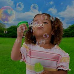 Play Day Watermelon Scented Bubbles & Lightup Bubble Gun