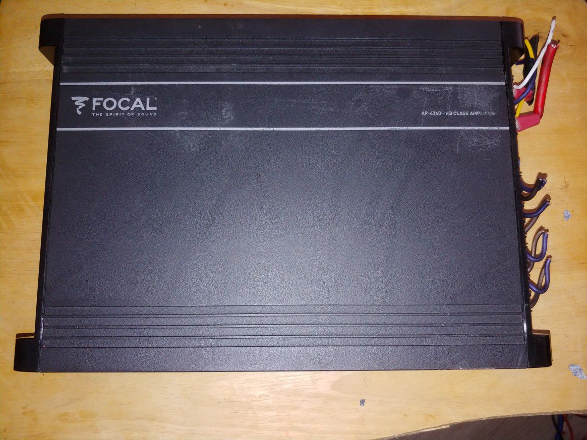 Focal Auditor 4-channel SQ amplifier